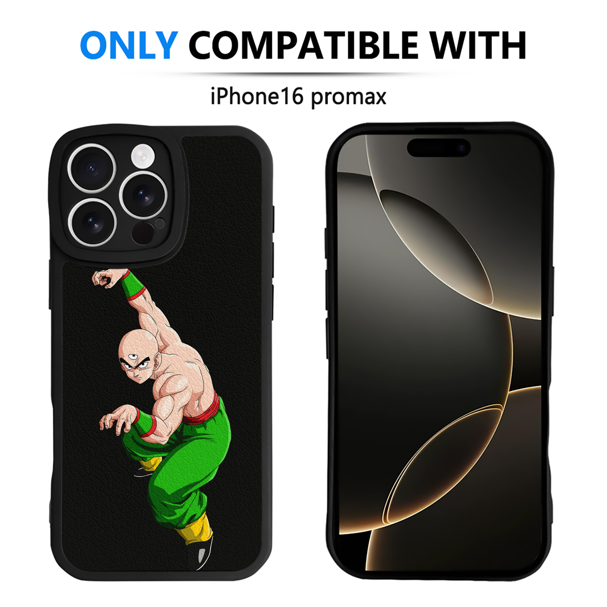 （画像用） ドラゴンボール DRAGON BALL 【iPhone 16シリーズ対応】シリコンスマホケース（レザー調） 材質：シリコン